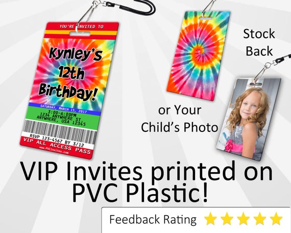 tie dye birthday invitation plastic tie dye birthday tie dye etsy