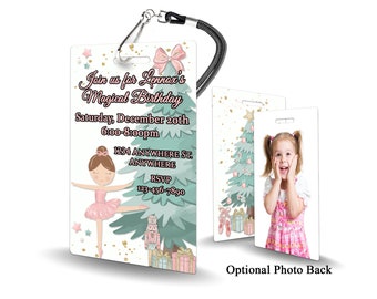 Nutcracker Invitation PLASTIC Nutcracker, Nutcracker Invitation, Invite, Nutcracker party, Nutcracker