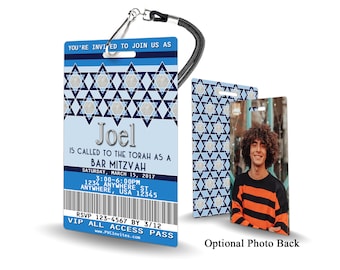 Bar Mitzvah Birthday Invitation PLASTIC Bar Mitzvah Birthday, Bar Mitzvah Birthday Invitation, Birthday Invite, Bar Mitzvah Birthday,