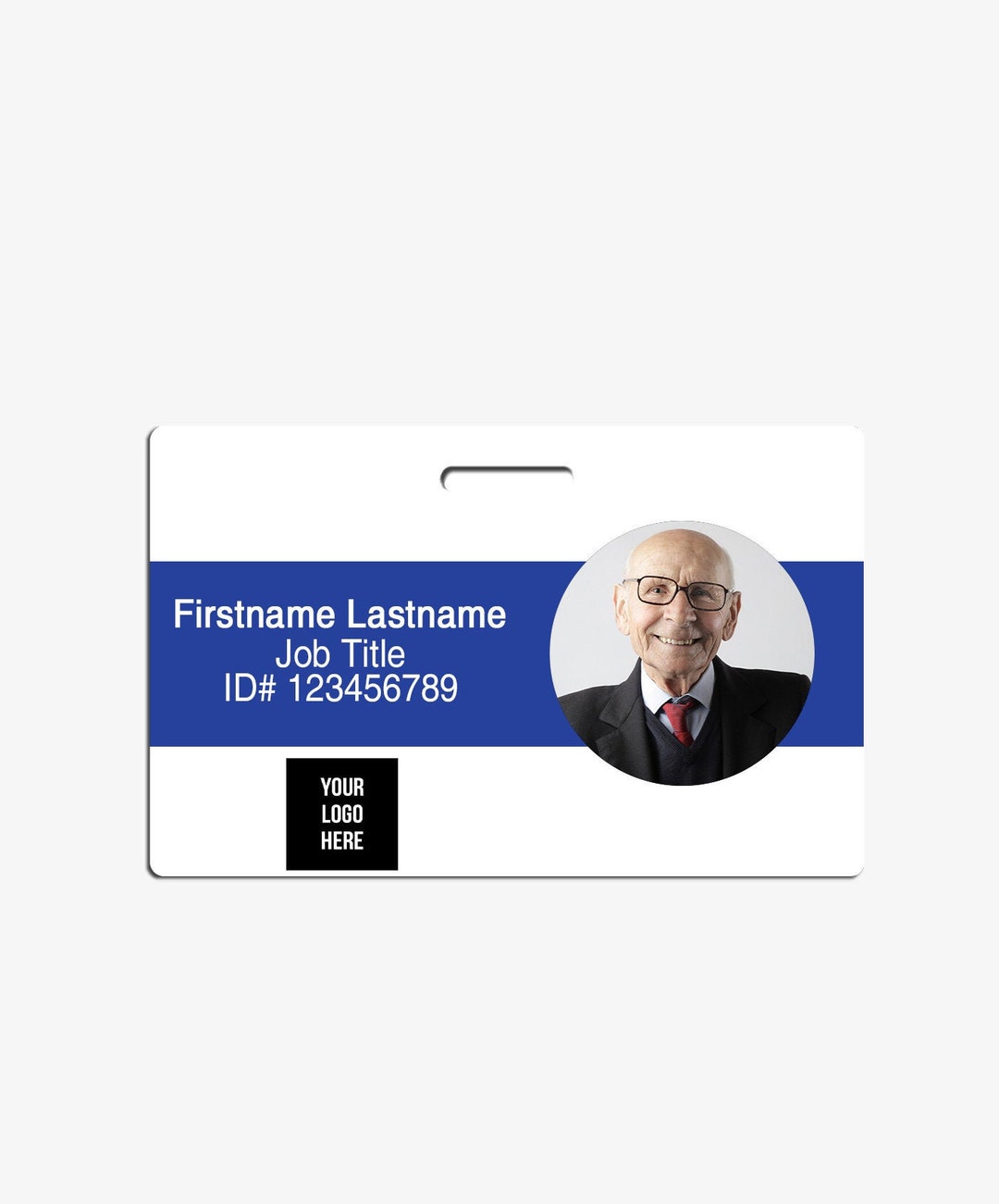 Custom ID Badge Design Your Own Id Card Plastic Badge Etsy