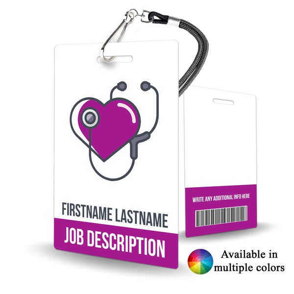 Medical Id Badge - Etsy