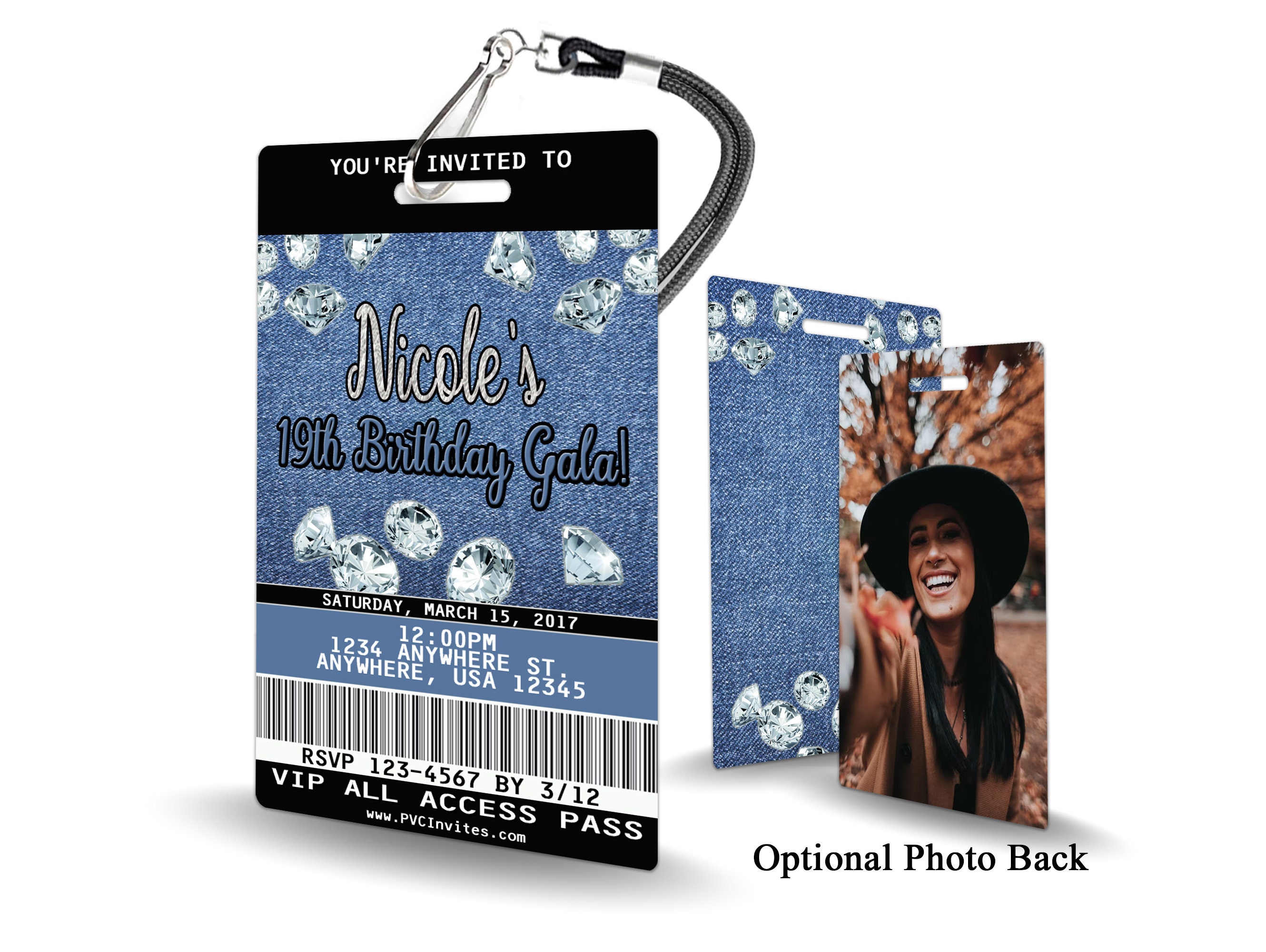 Denim and Diamonds Birthday Invitation PLASTIC Denim and Diamonds Birthday,  Denim and Diamonds Birthday Invitation, Birthday Invite - Etsy, image size:2660x2000