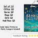 Stars Theme Classroom Hall Passes for Teachers, Personalized, Set of 10 ...