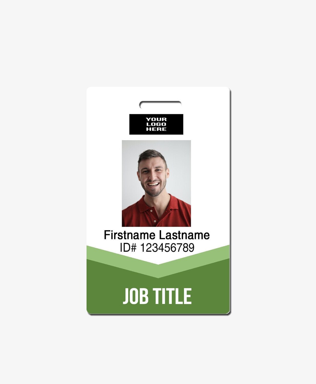 Custom ID Badge, Design Your Own Id Card, Plastic Badge, Office Badge