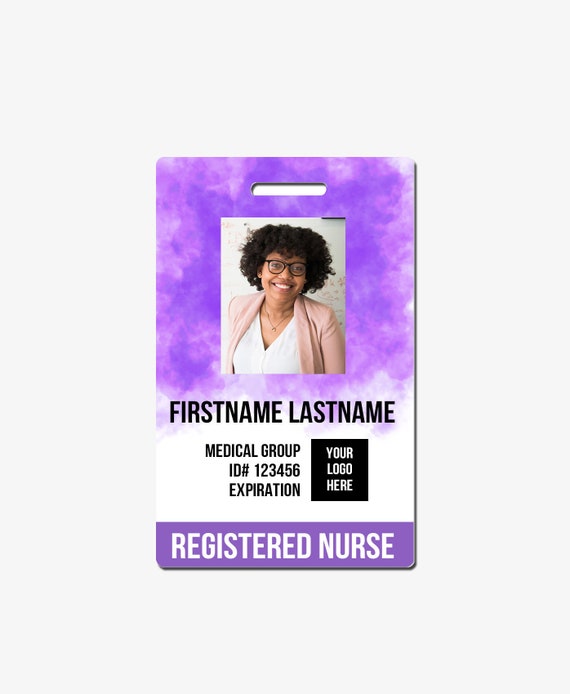 Custom ID Badge Design Your Own Id Card Plastic Badge Etsy