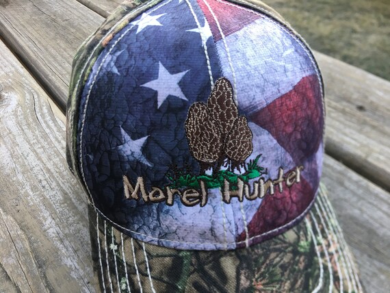 Morel Mushroom Hunter Hat With American 