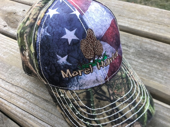 Morel Mushroom Hunter Hat With American 