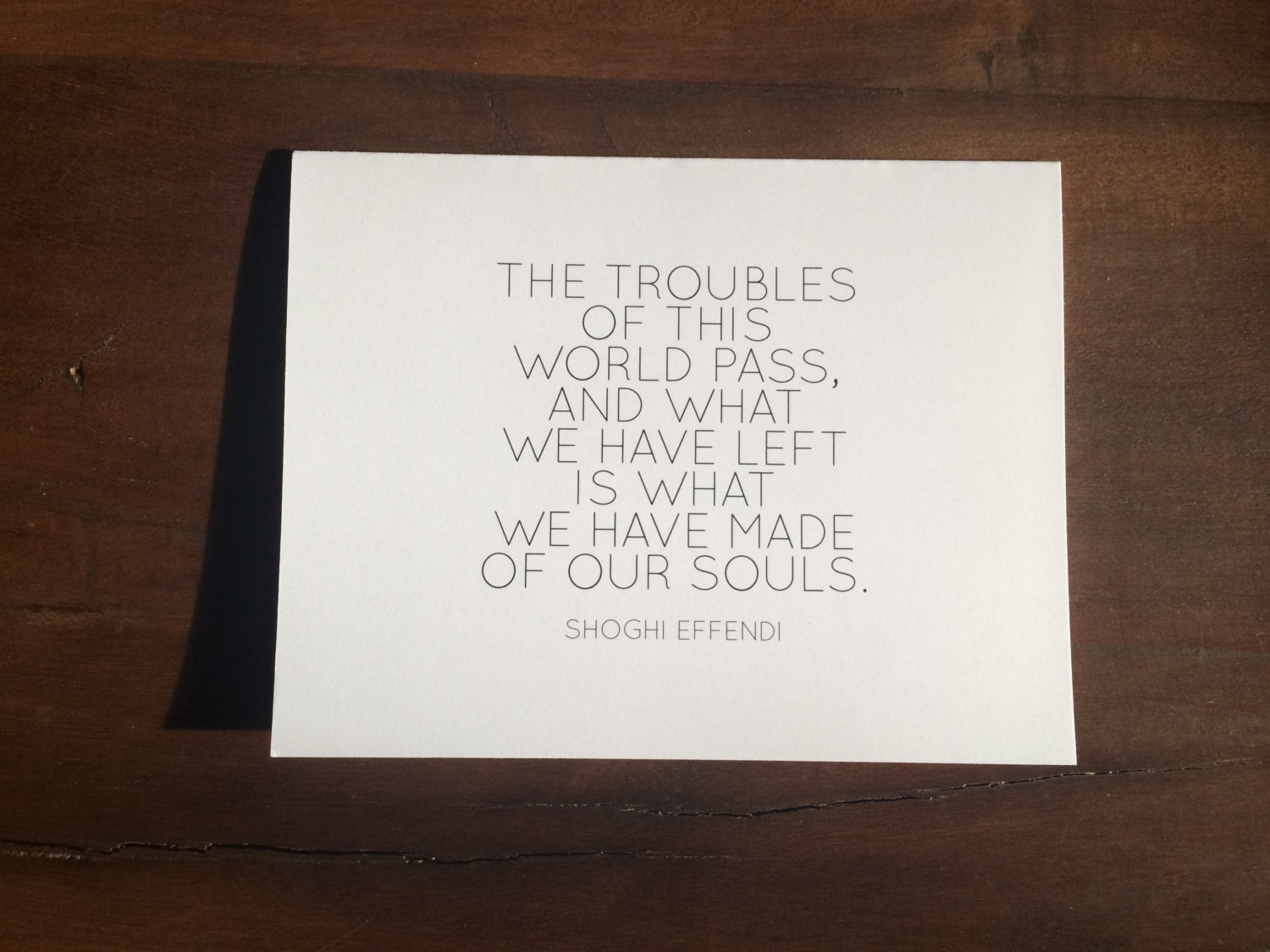 Printable Shoghi Effendi The Troubles of this World Pass | Etsy