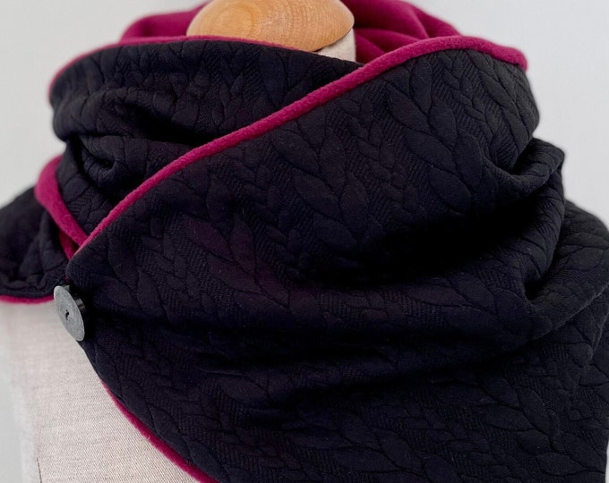 wrap scarf, triangular scarf, loop scarf