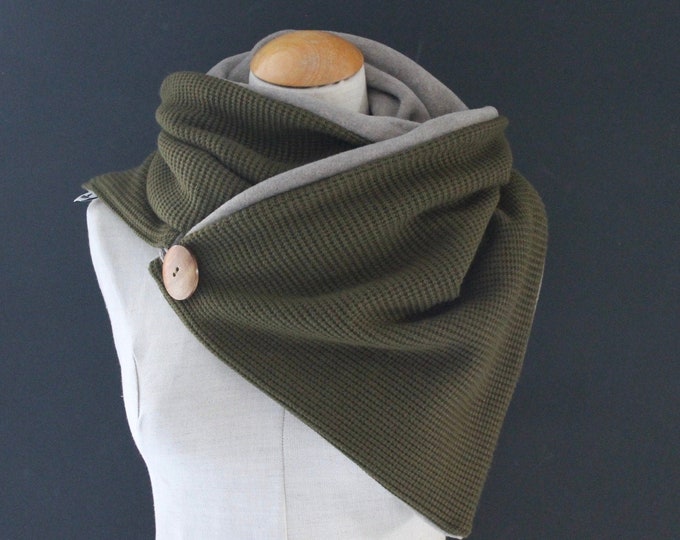 Wrap scarf button scarf wrap cloth triangular scarf scarf wrap triangular loop knit