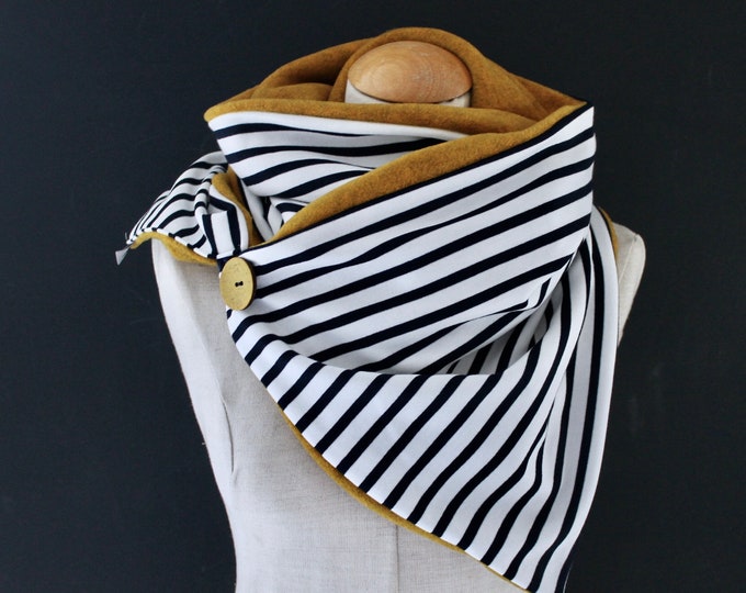 Wrap Scarf Triangular Scarf Scarf Loop Cloth wrap triangular Maritime