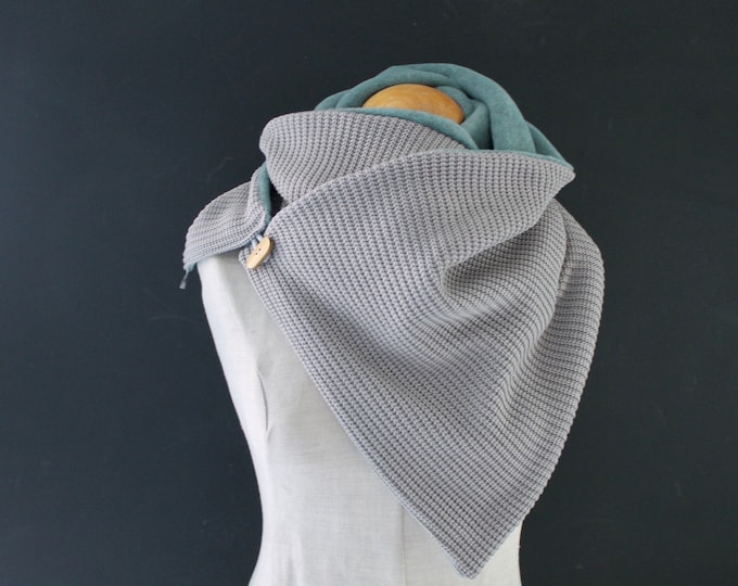 wrap scarf, triangular scarf, loop scarf