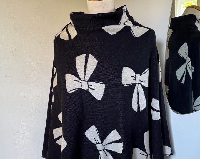 Poncho Knitted Cape Handmade