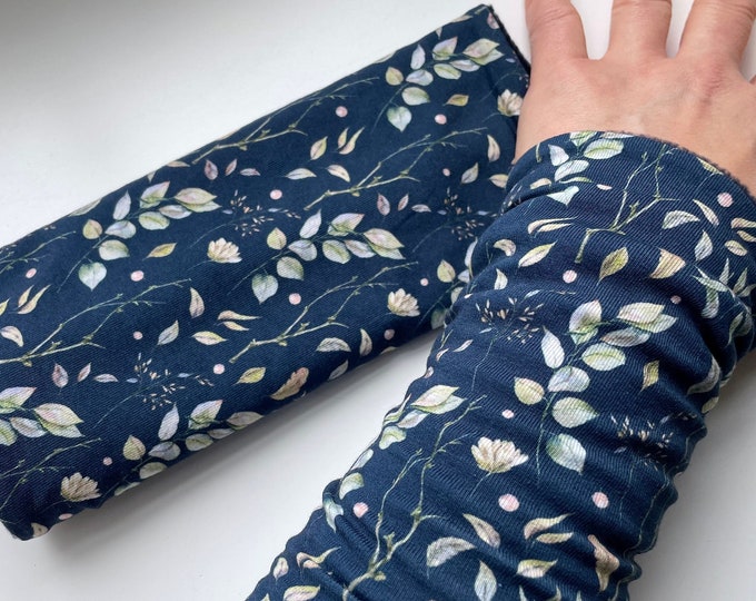 Armwarmers Cuffs Accessories Wristwarmers Muffs Cuffs Arm warmers Green Leaves Watercolor
