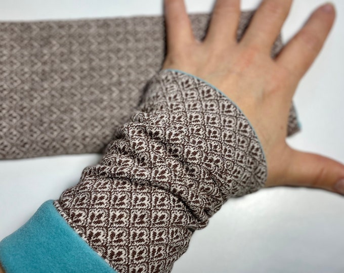 Armwarmers Cuffs Accessories Wristwarmers Muffs Cuffs Arm warmers Mint Turquoise Brown Beige