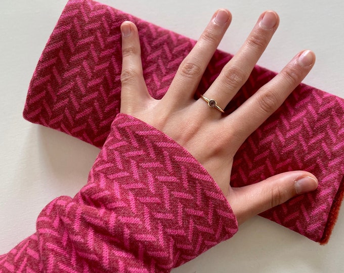 Armwarmers Cuffs Accessories Wristwarmers Muffs Cuffs Arm warmers Pink Fuchsia Orange Pink