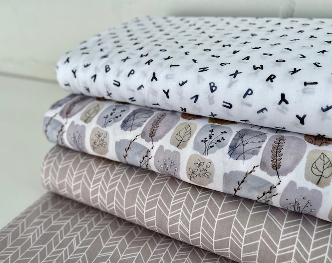 Cotton Fabric Patchwork Fabric Cotton Flowers Pastel