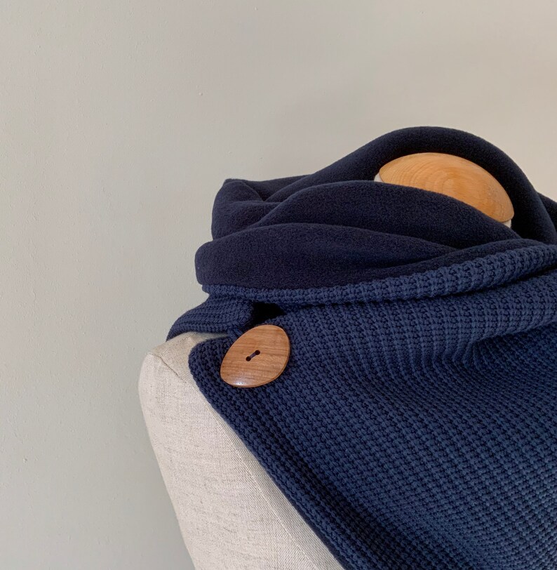 Wrap Scarf Triangular Scarf Loop Scarf Etsy