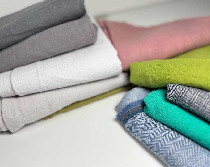Remnants % SALE Linen Fabric Linen Fabric Cloth