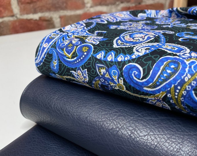 Fabric Package Cotton & Faux Leather Fabric Bag Fabric Cotton Fabric PU Leather