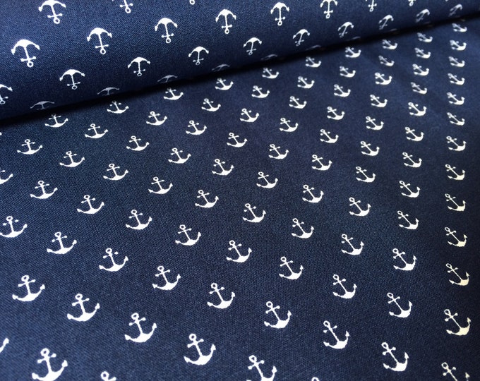 Cotton Mini Anchor Cotton Fabric