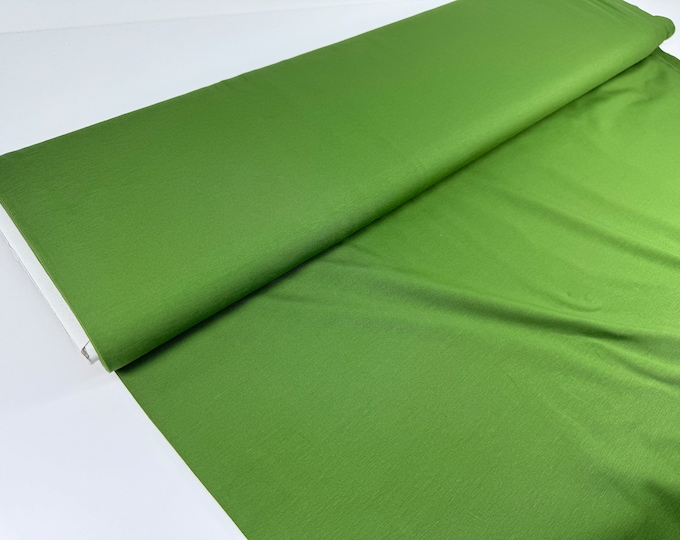 SALE 1 Meter Jersey Cotton Green Uni