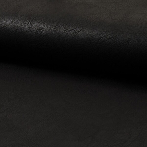 Vintage Kunstleder PU-Leder schwarz Taschenleder Leatherette Fabric