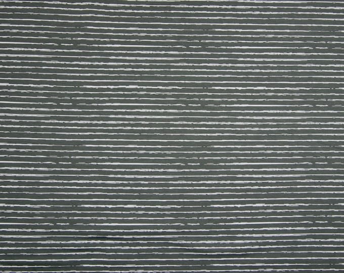 Cotton Gray Triangle Stripe Cotton Fabric Sold by the Meter