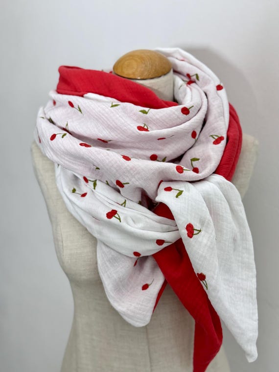 Triangular Scarf XXL Wrap Scarf Loop Scarf Muslin Scarf Scarf