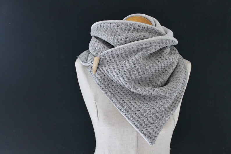 Wrap scarf triangular scarf loop scarf Etsy