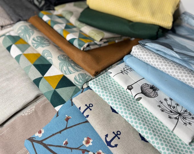 Remnants % SALE Canvas decorative fabric fabric bag fabric pillow cosmetic bag sewing