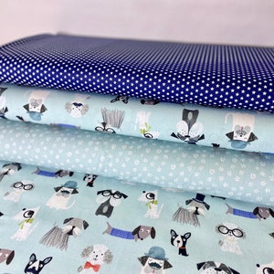 Cotton Fabric Dogs Sold by the Meter Patchwork Fabric Cotton