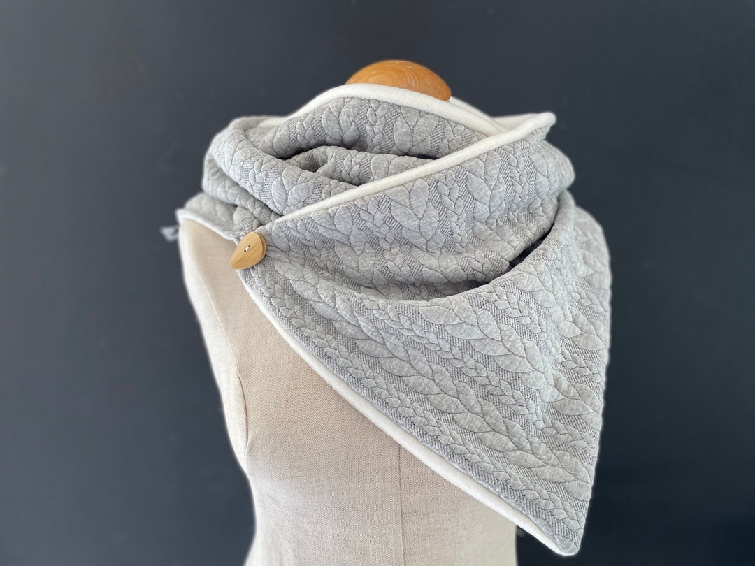 Écharpe Triangulaire En Laine Douce - Châle Léger Pour Femme, Automne/Hiver, Mariage, Voyage, Cadeau - 7