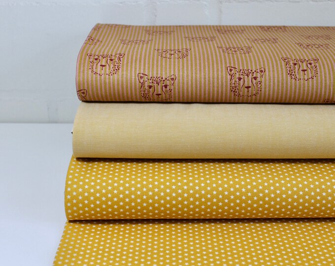 Fabric Patchwork Cotton Leopard