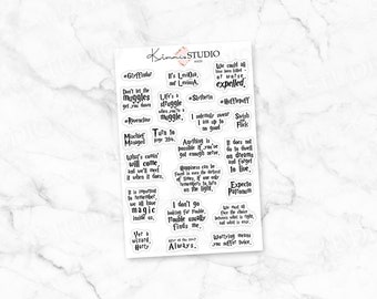 harry potter labels etsy