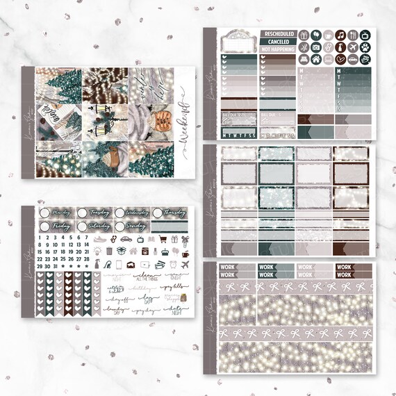 Paper Cozy Snow Planner Sticker Kit Winter Christmas Tree 3327-D ...