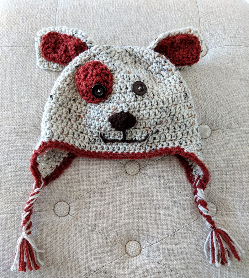 Hand Knit Puppy Dog Hats for Toddlers Children's Knit Etsy