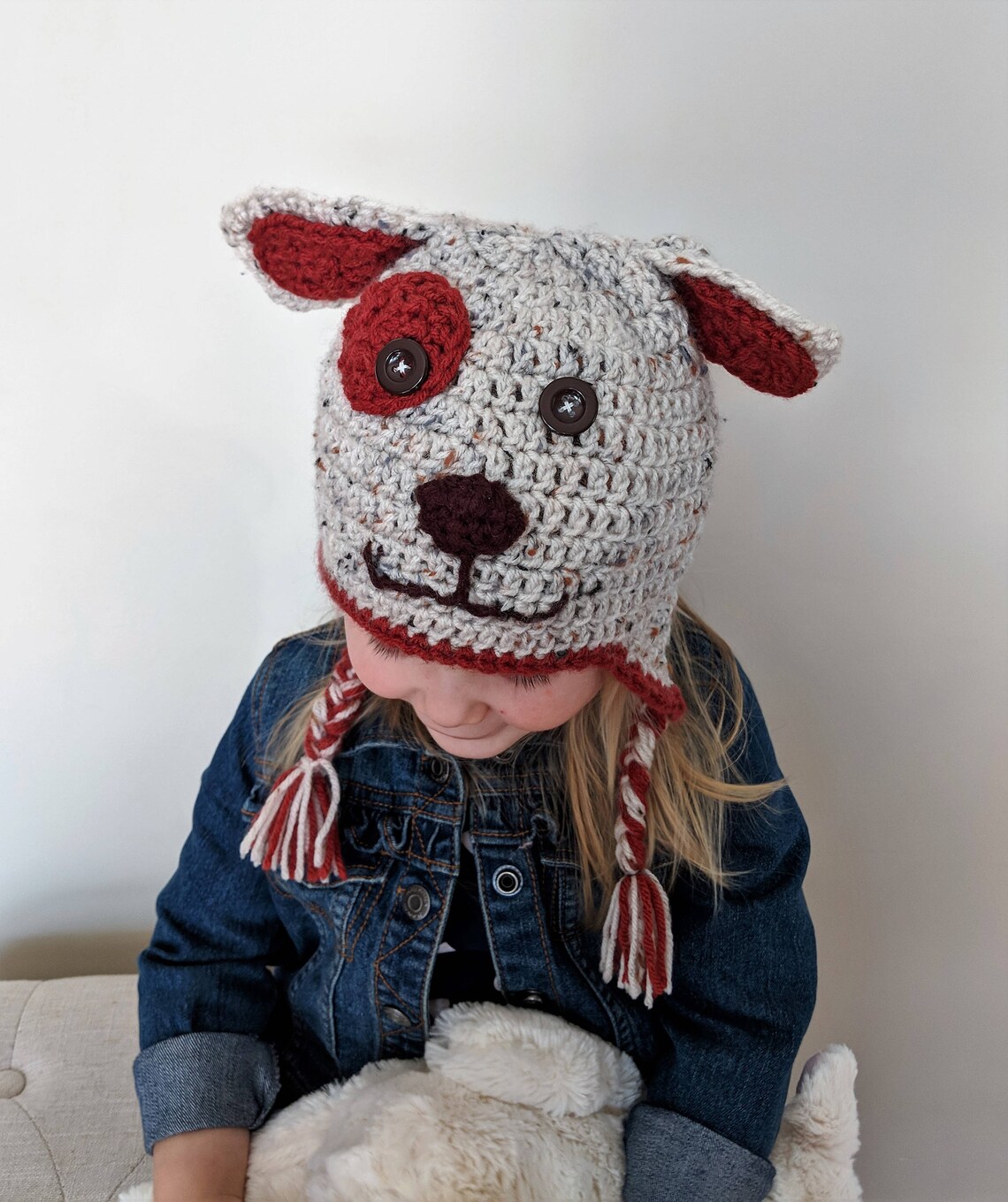 Hand Knit Puppy Dog Hats for Toddlers Children's Knit Etsy