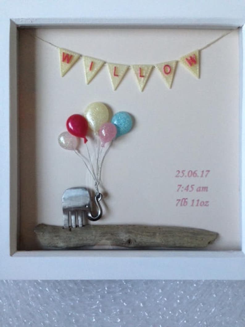 New Baby Gift, Baby Personalised Gift, Christening Gift, Nursery Art