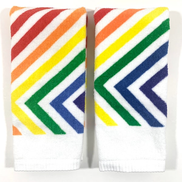 Rainbow Towel Sets Etsy