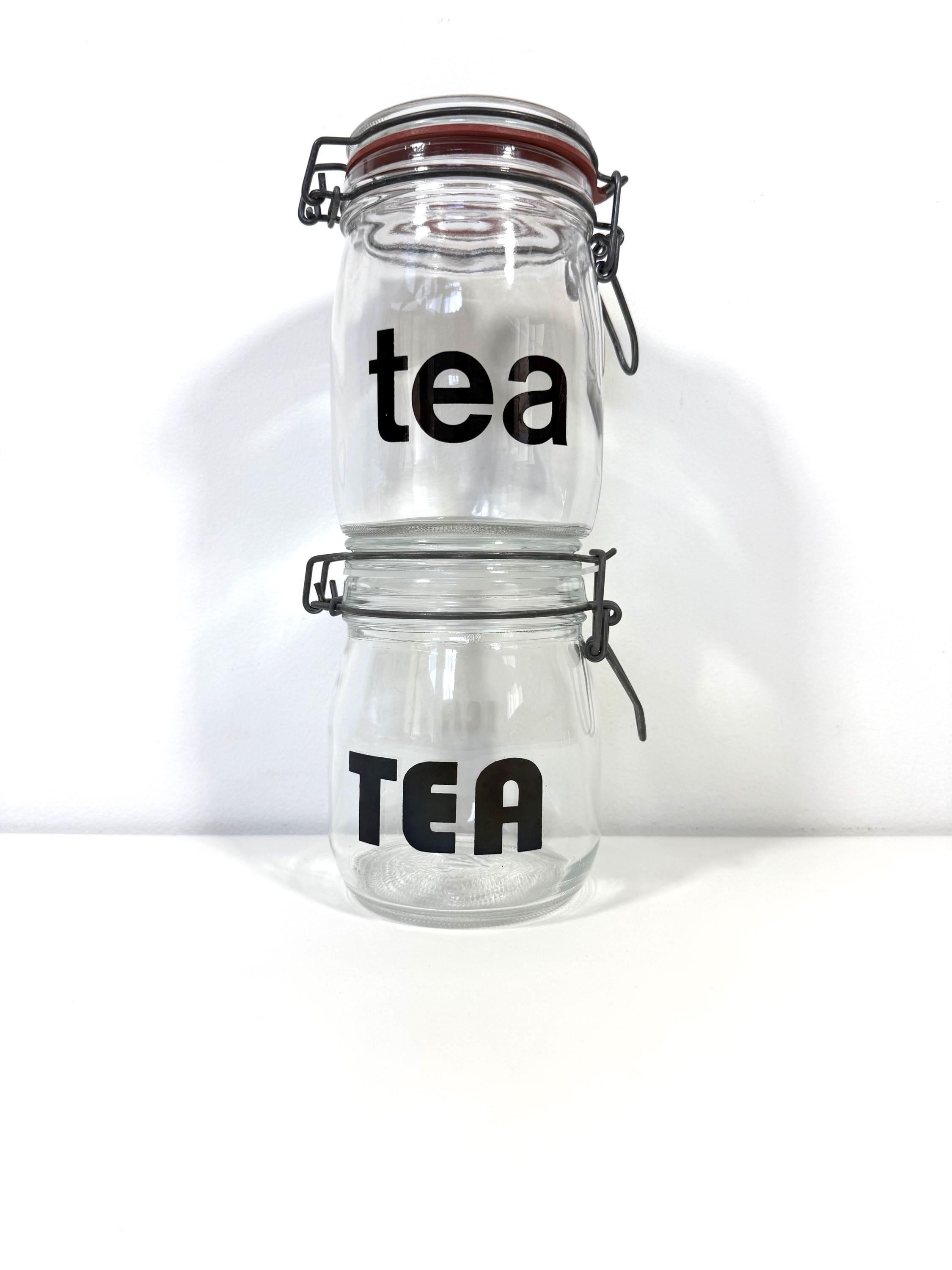 Vintage Glass Tea Jar - Etsy
