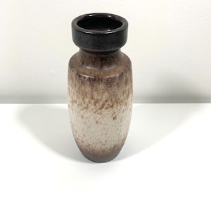 West German Pottery Vase Vintage Scheurich Mid Century Modern Vase