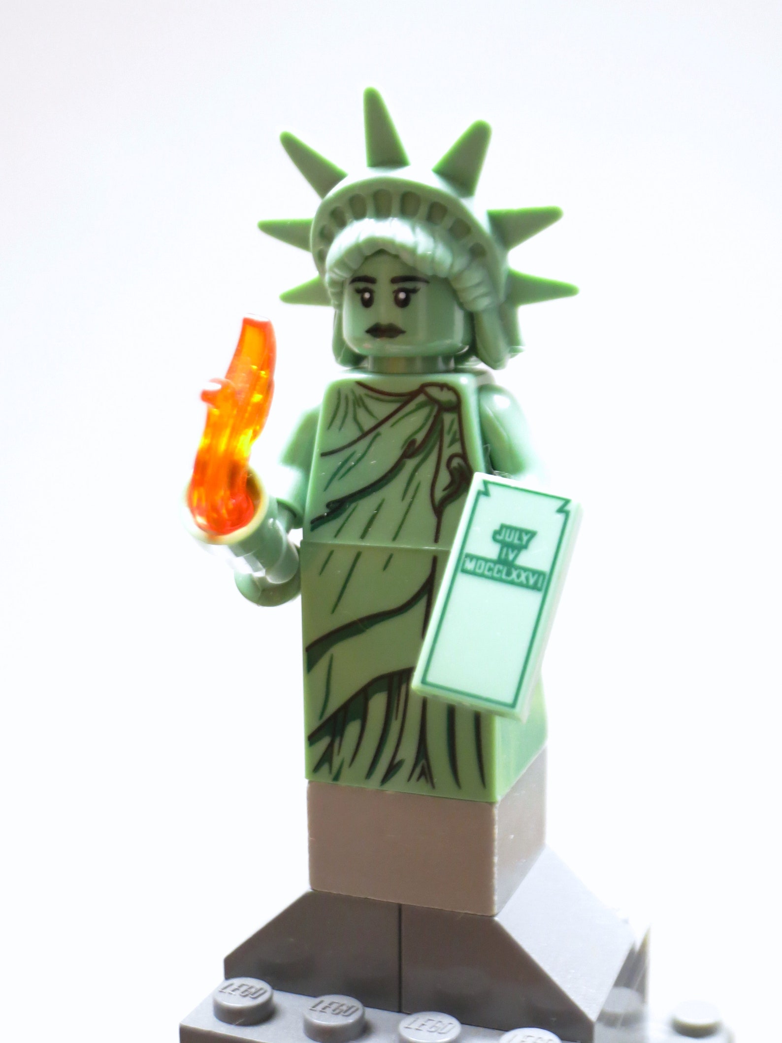 LEGO Statue of Liberty Plus Collectible Rare Minifigure on Etsy