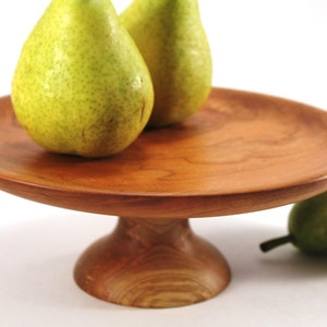 Wood Pedestal Plate bild 1