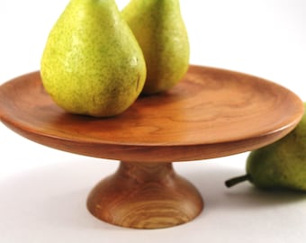Wood Pedestal Plate