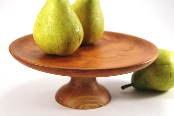 Wood Pedestal Plate