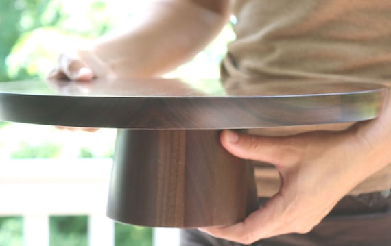 Wood Cake Pedestal Large