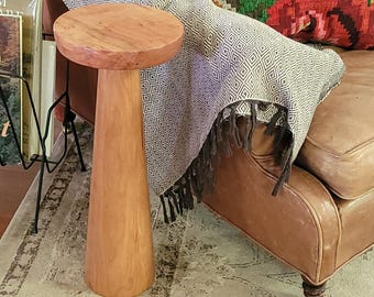 Wood Drink Table Cherry