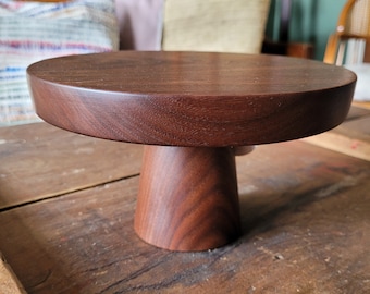 Wood Cake Pedestal Small