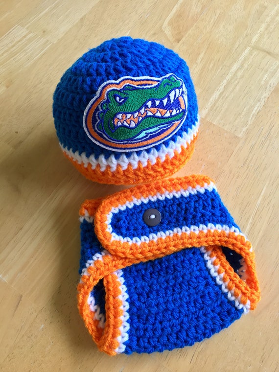 Florida Gators Football Baby Boy Newborn Hat and Diaper Cover Etsy
